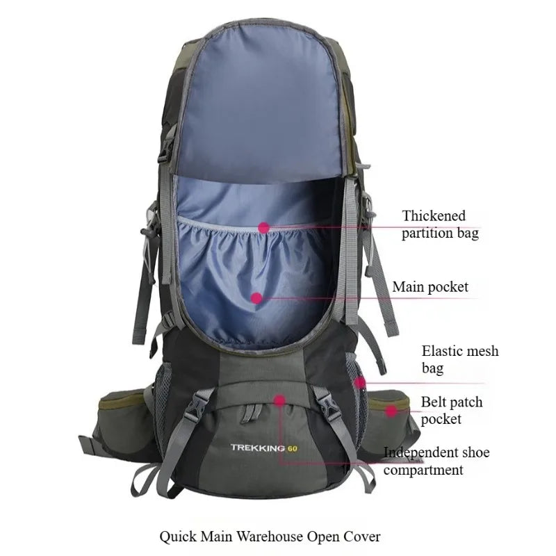 Mochila de Trekking 60L