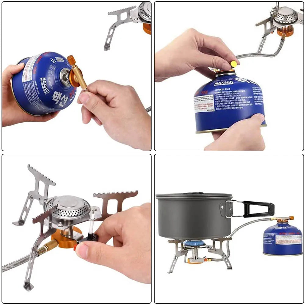 Hornillo de Gas Plegable de Camping