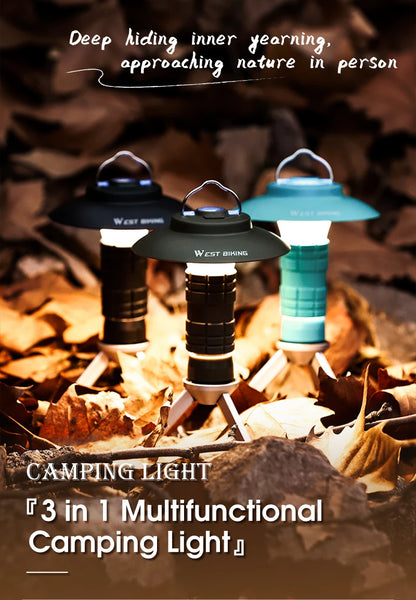 Luz de Camping Multifunción 3 en 1