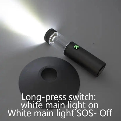 Luz de Camping Magnética con Efecto Llama