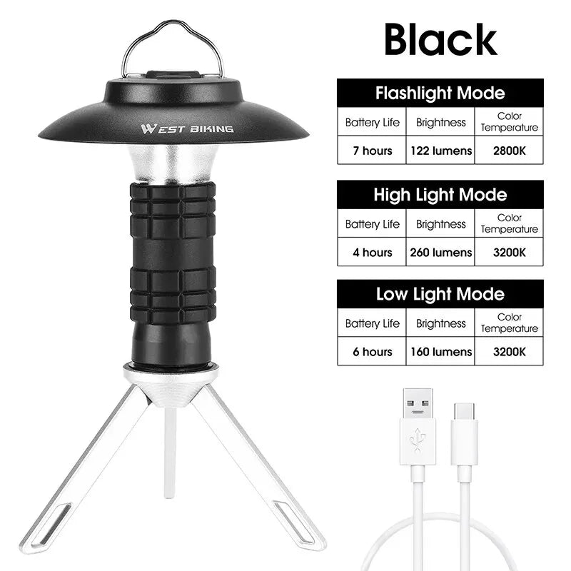 Luz de Camping Multifunción 3 en 1