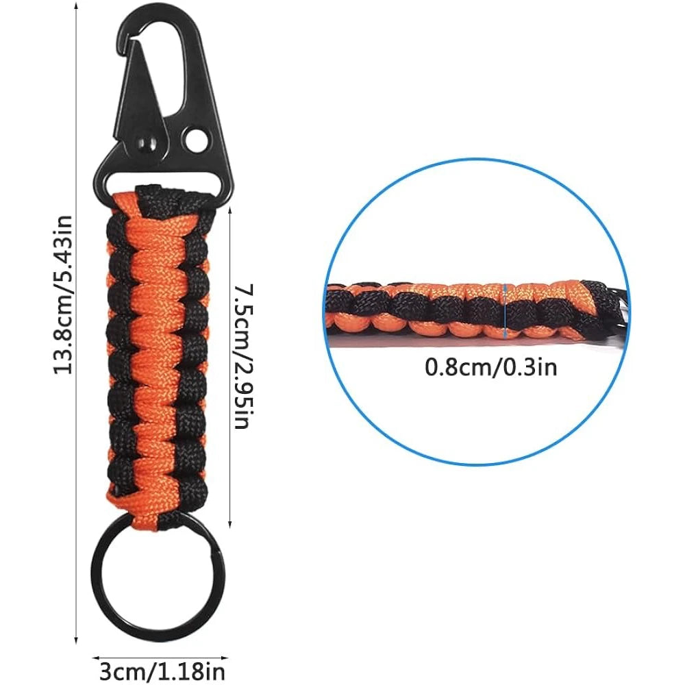 Llavero de Supervivencia de Paracord Militar