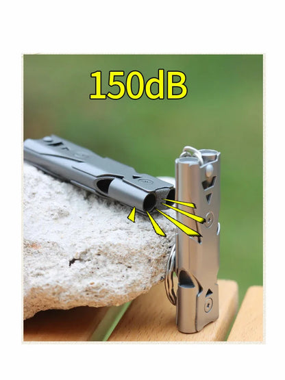 Silbato de Seguridad de Doble Tubo