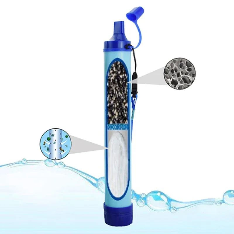 Filtro de Agua Portátil de Supervivencia