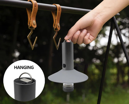 Luz de Camping Magnética con Efecto Llama